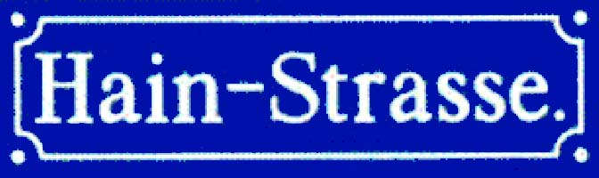Hain-Strasse.